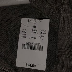 J. Crew Mercantile Gray 1/4 Zip